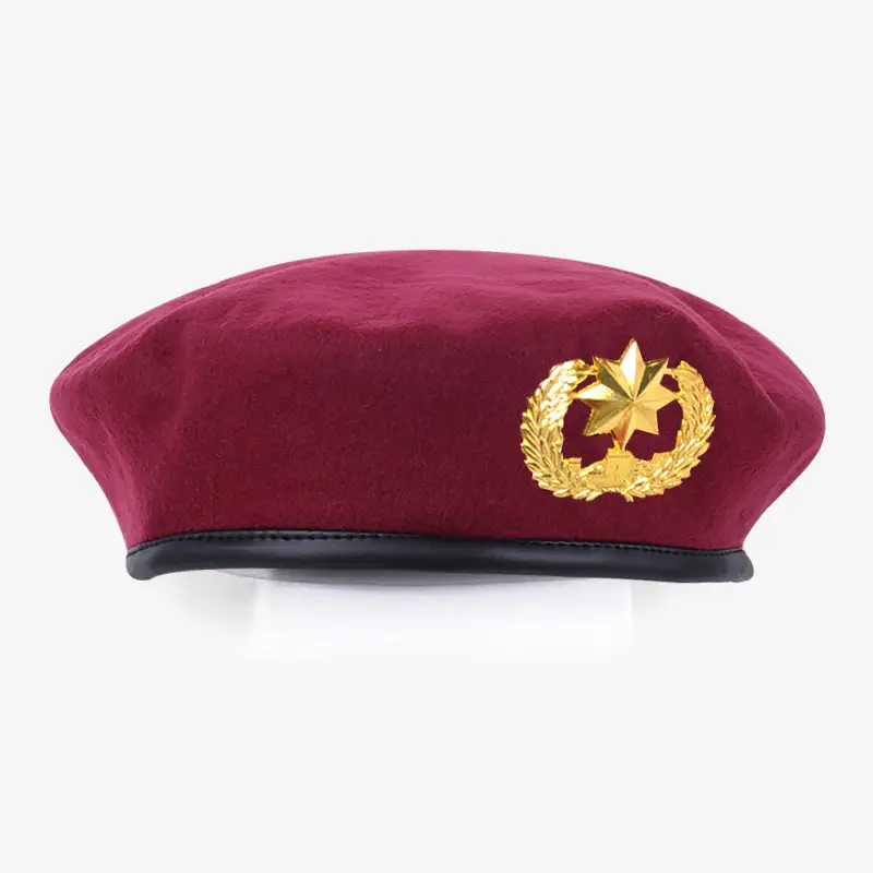 Blue Woolen Security Cap with Gold Emblem - Image 28