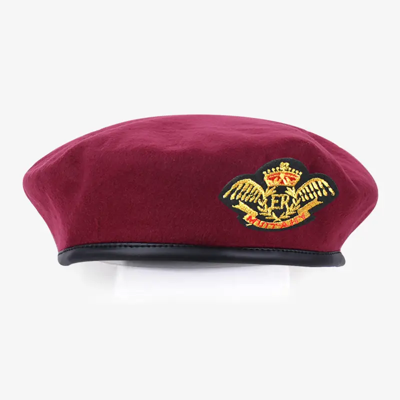 Blue Woolen Security Cap with Gold Emblem - Image 30