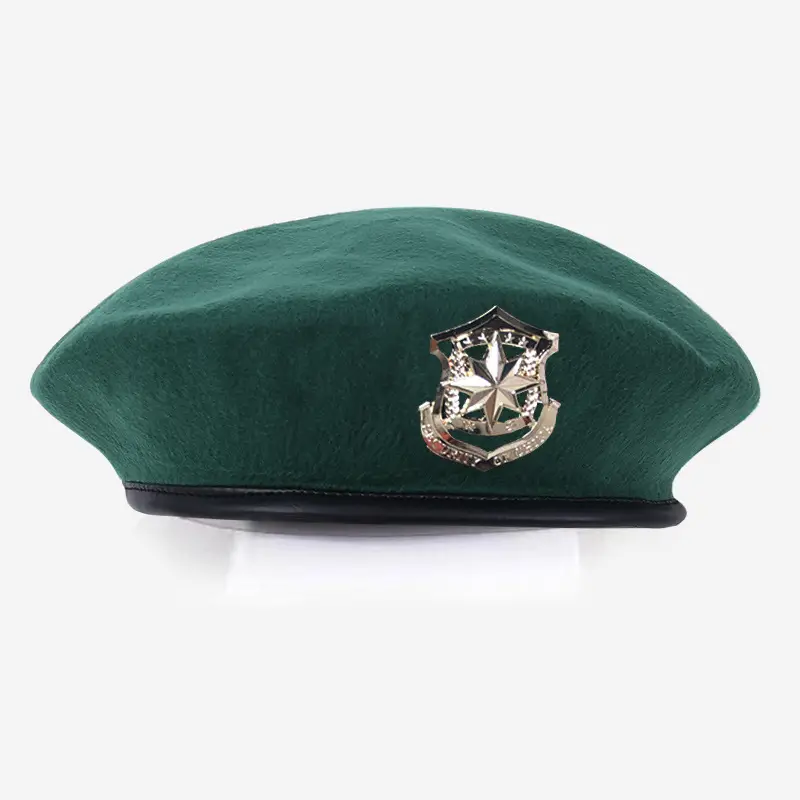 Blue Woolen Security Cap with Gold Emblem - Image 37