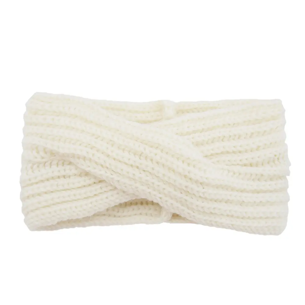 Red Knitted Wool Headband for Women Men Winter Warm Ear Protection - Image 13