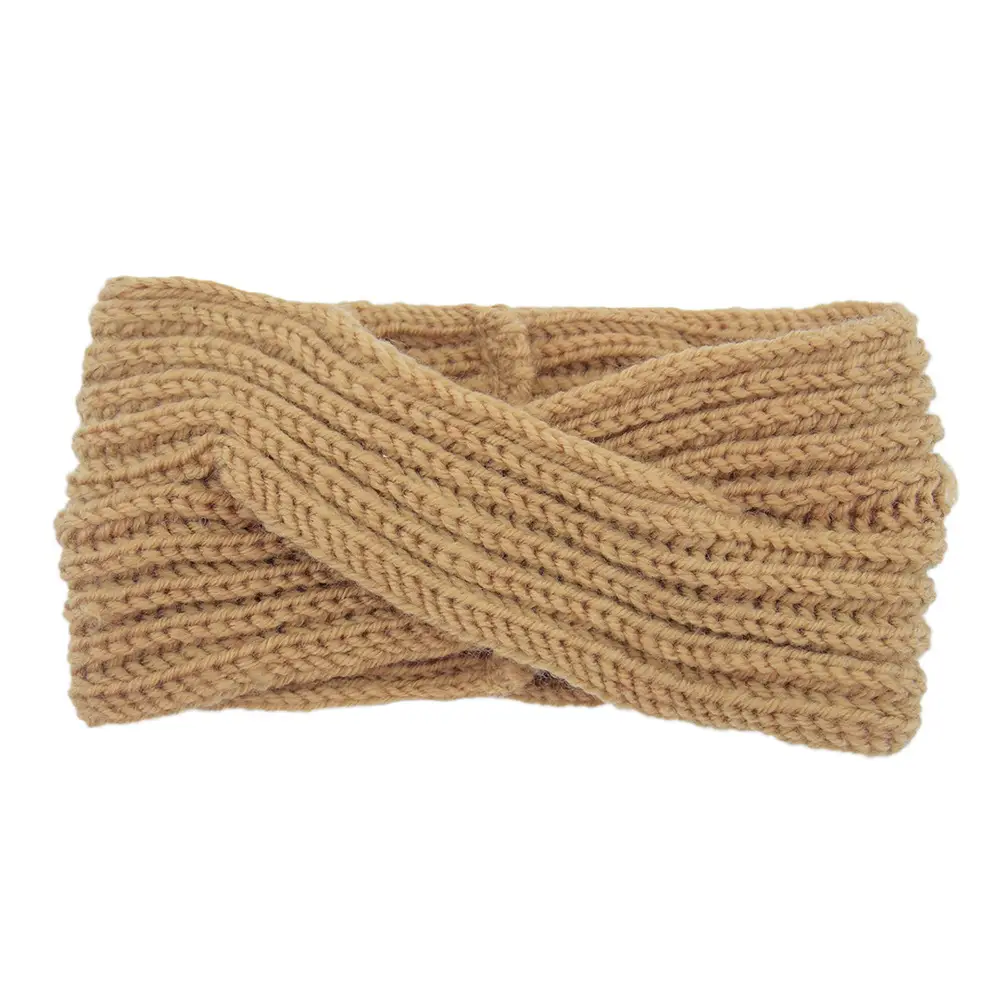 Red Knitted Wool Headband for Women Men Winter Warm Ear Protection - Image 16