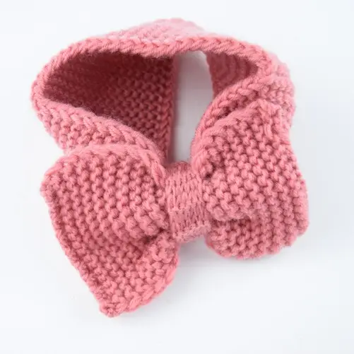 Knitted Wool Bow Ear Protector Headband for Women - Image 16