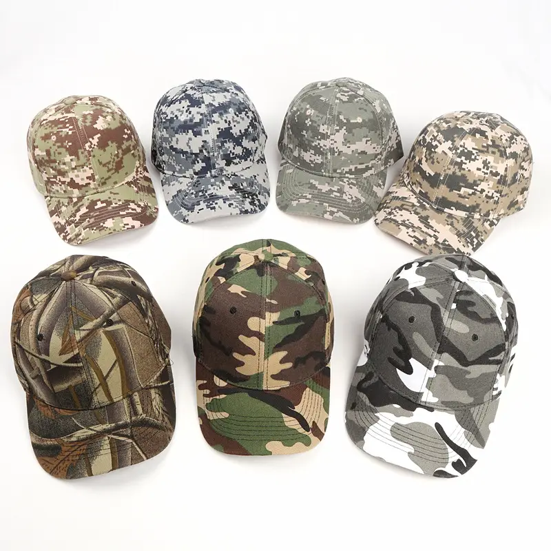 Digital Print Camo Baseball Cap for Men - Image 9