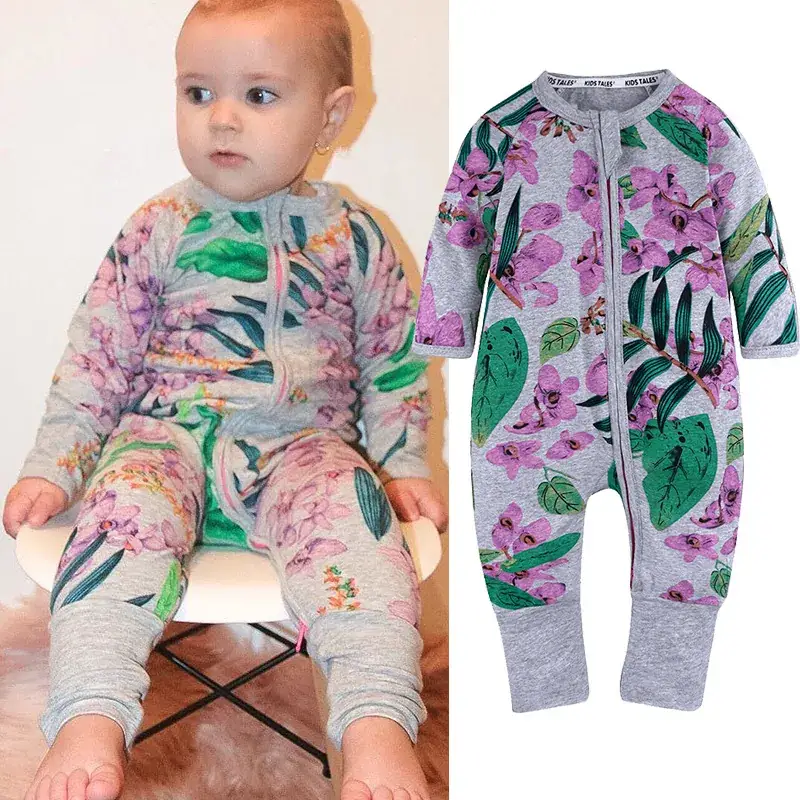 Baby Hare Cotton Long Sleeve Climbing Suit Newborn Banana Jumpsuit - Image 13