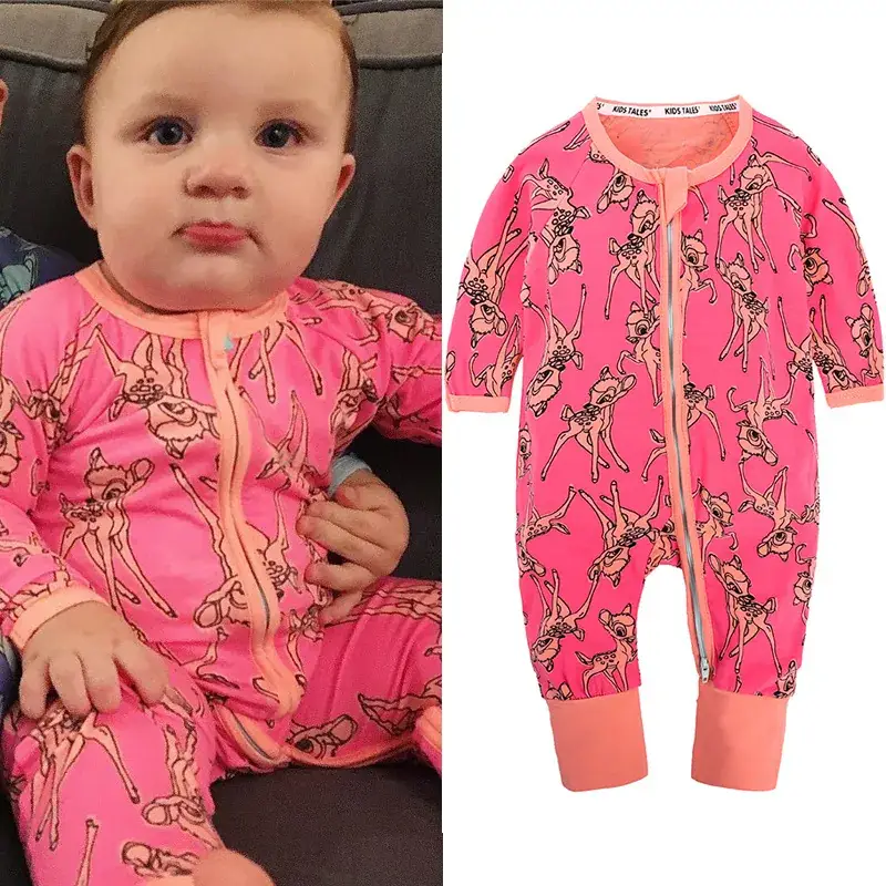 Baby Hare Cotton Long Sleeve Climbing Suit Newborn Banana Jumpsuit - Image 2