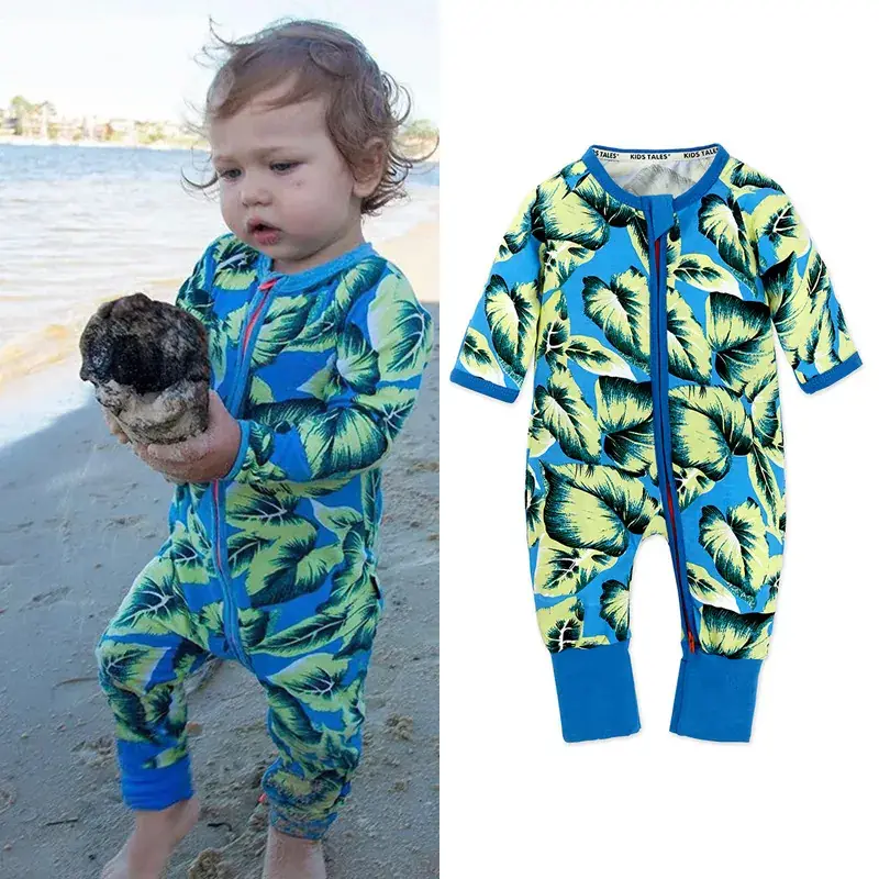 Baby Hare Cotton Long Sleeve Climbing Suit Newborn Banana Jumpsuit - Image 4