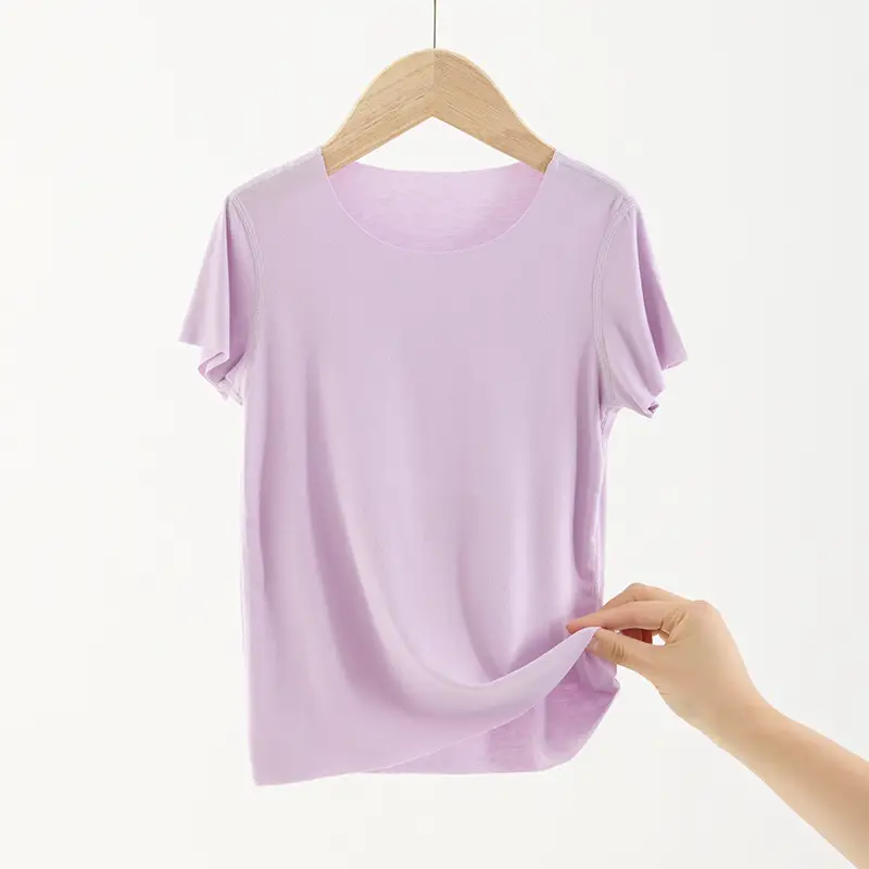 Kids Korean Style T-Shirt Purple Drop Shipping - Image 7