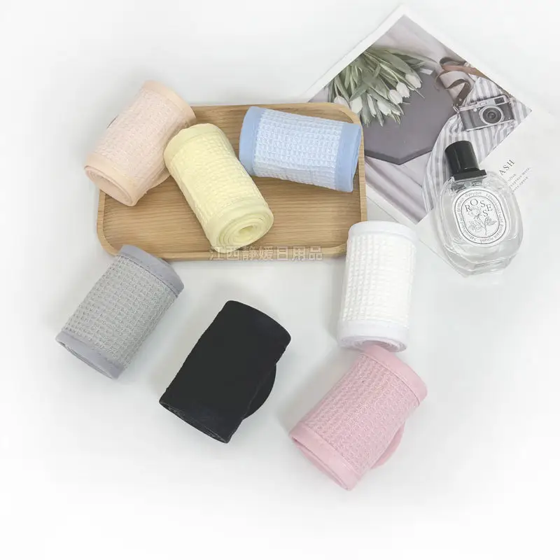Cotton Waffle Headband for Women European American Tennis Hair Band - Image 9