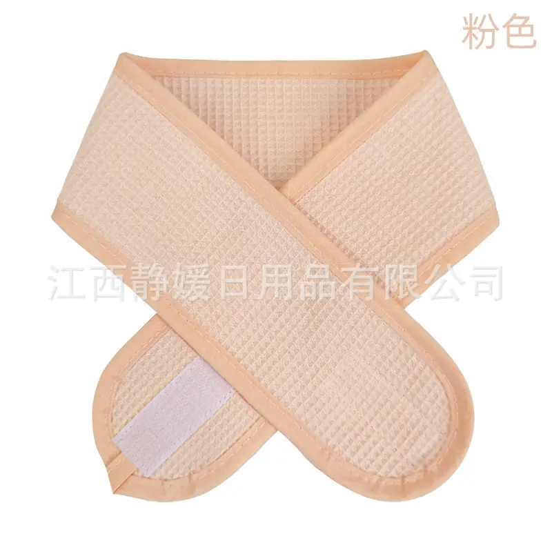 Cotton Waffle Headband for Women European American Tennis Hair Band - Image 2