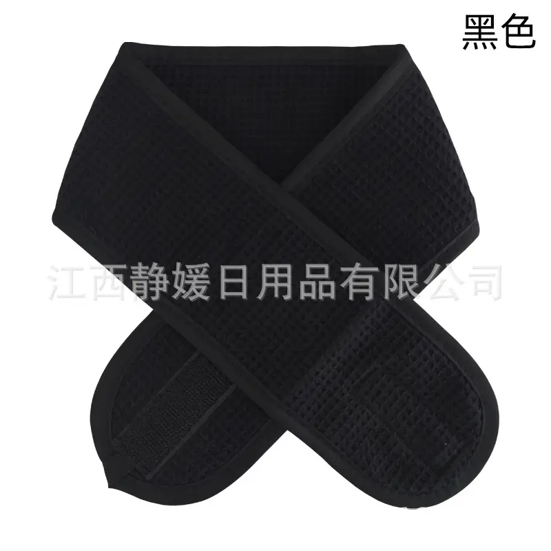 Cotton Waffle Headband for Women European American Tennis Hair Band - Image 3