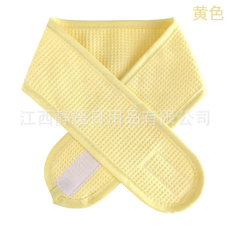 Cotton Waffle Headband for Women European American Tennis Hair Band - Image 4