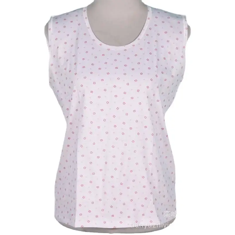 White Cotton Sleeveless Undershirt for Women Large