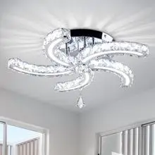 Modern Crystal Cross-Ceiling LED Light for Home Balcony Hallway — feature 6