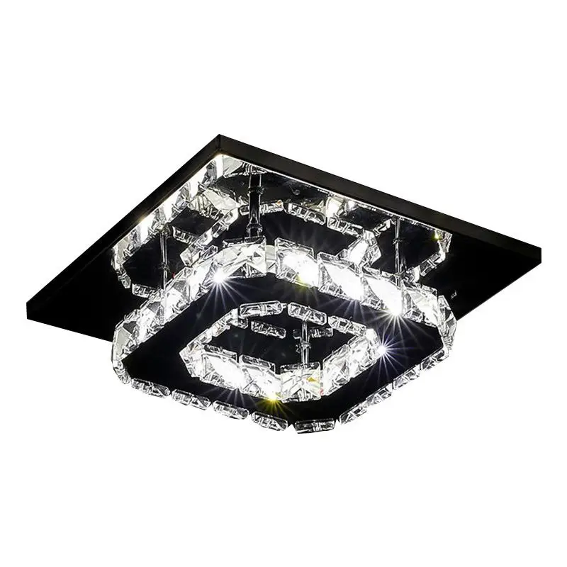 Modern Crystal Cross-Ceiling LED Light for Home Balcony Hallway - Image 4