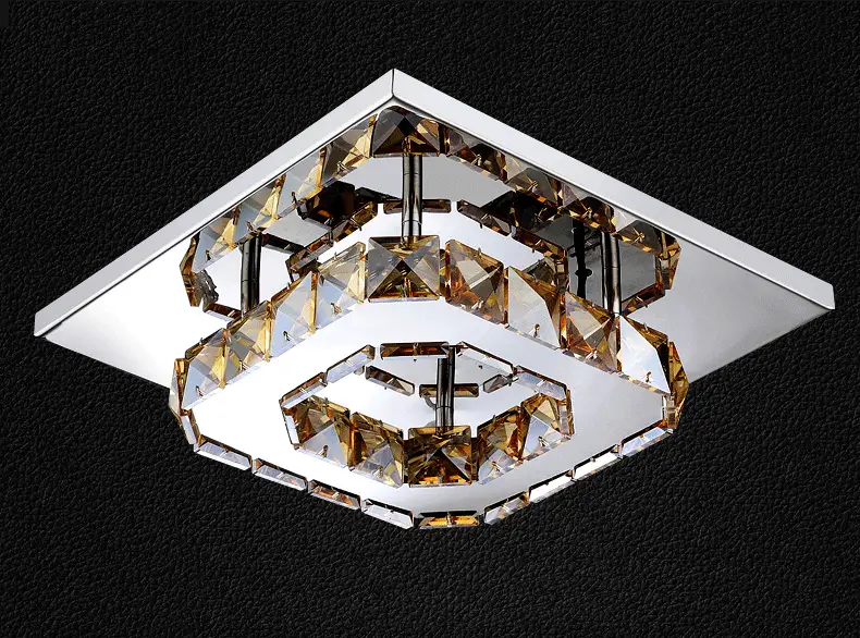 Modern Crystal Cross-Ceiling LED Light for Home Balcony Hallway - Image 7