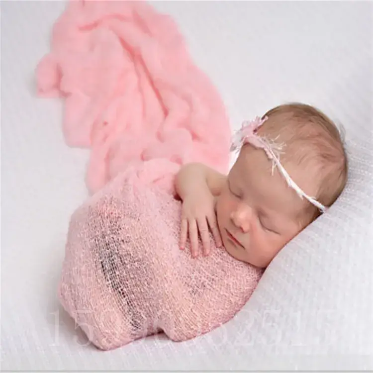 Pink Elastic Baby Photography Wrap for Baby Children - Image 27