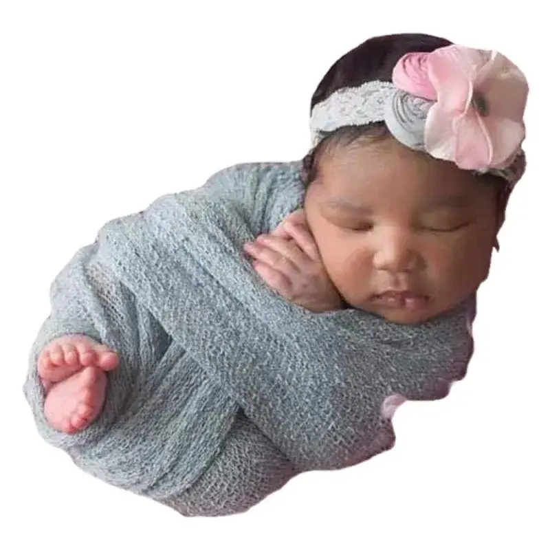 Pink Elastic Baby Photography Wrap for Baby Children