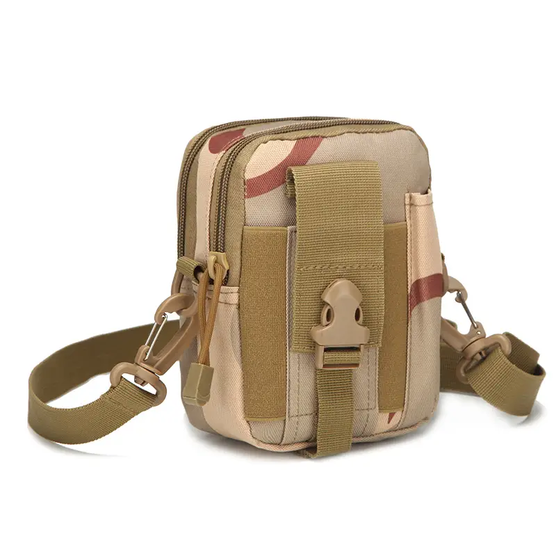Camouflage Tactical Waist Bag with Mobile Phone & Coin Pocket