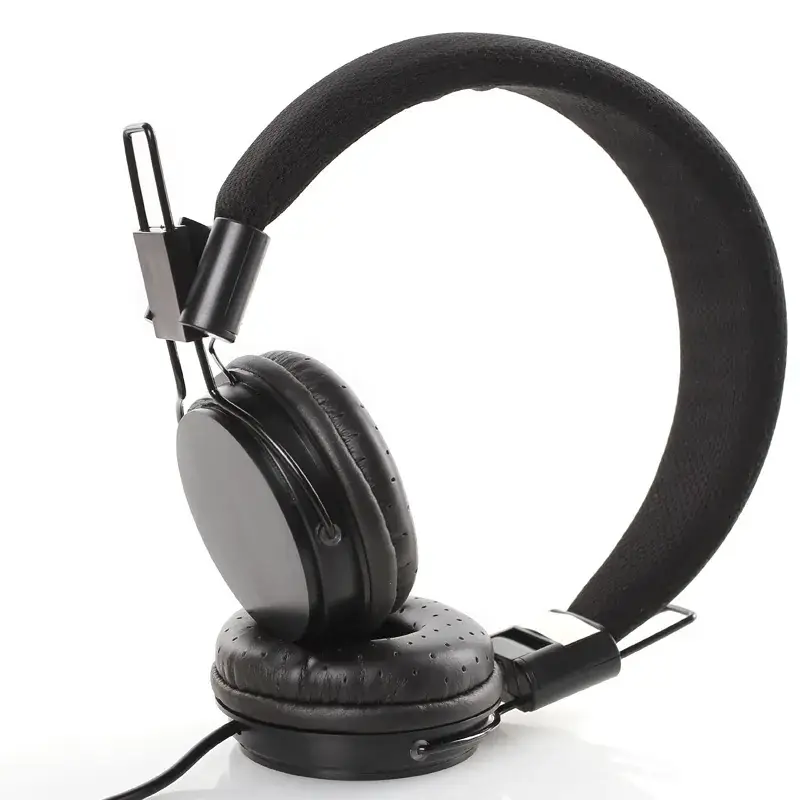 Wireless Headset with Adjustable Headband Black