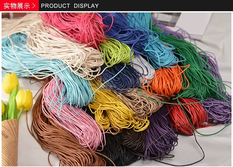 1.5mm Waxed Thread Bracelet Rope DIY Material 65.1m — feature 4