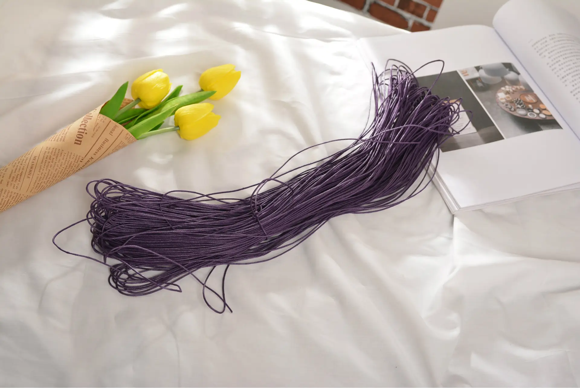 1.5mm Waxed Thread Bracelet Rope DIY Material 65.1m - Image 6