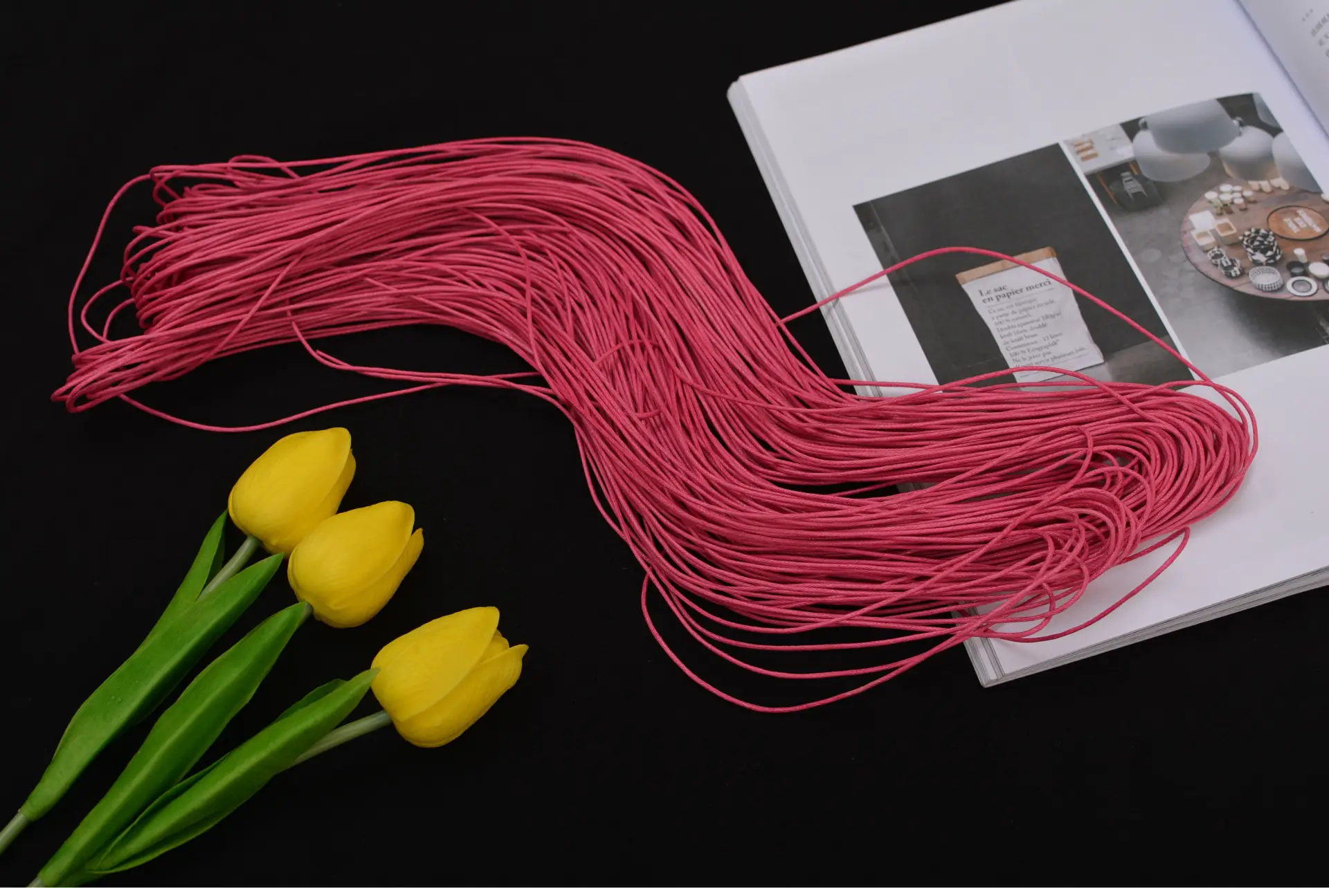 1.5mm Waxed Thread Bracelet Rope DIY Material 65.1m - Image 7