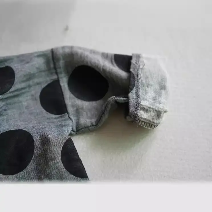 Kids Polka Dot T-Shirt Spring Short Sleeve Korean Style - Image 5
