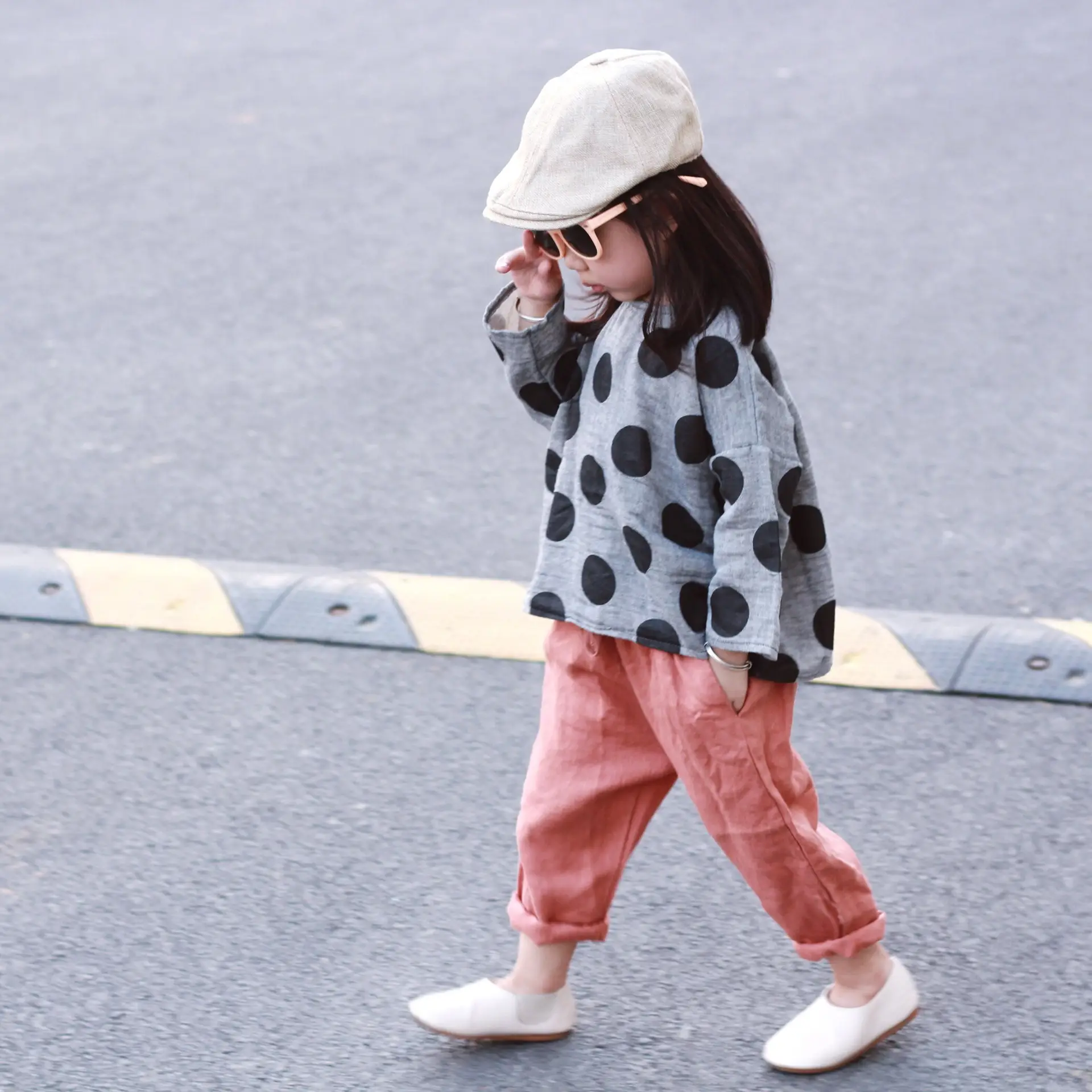 Kids Polka Dot T-Shirt Spring Short Sleeve Korean Style — feature 3