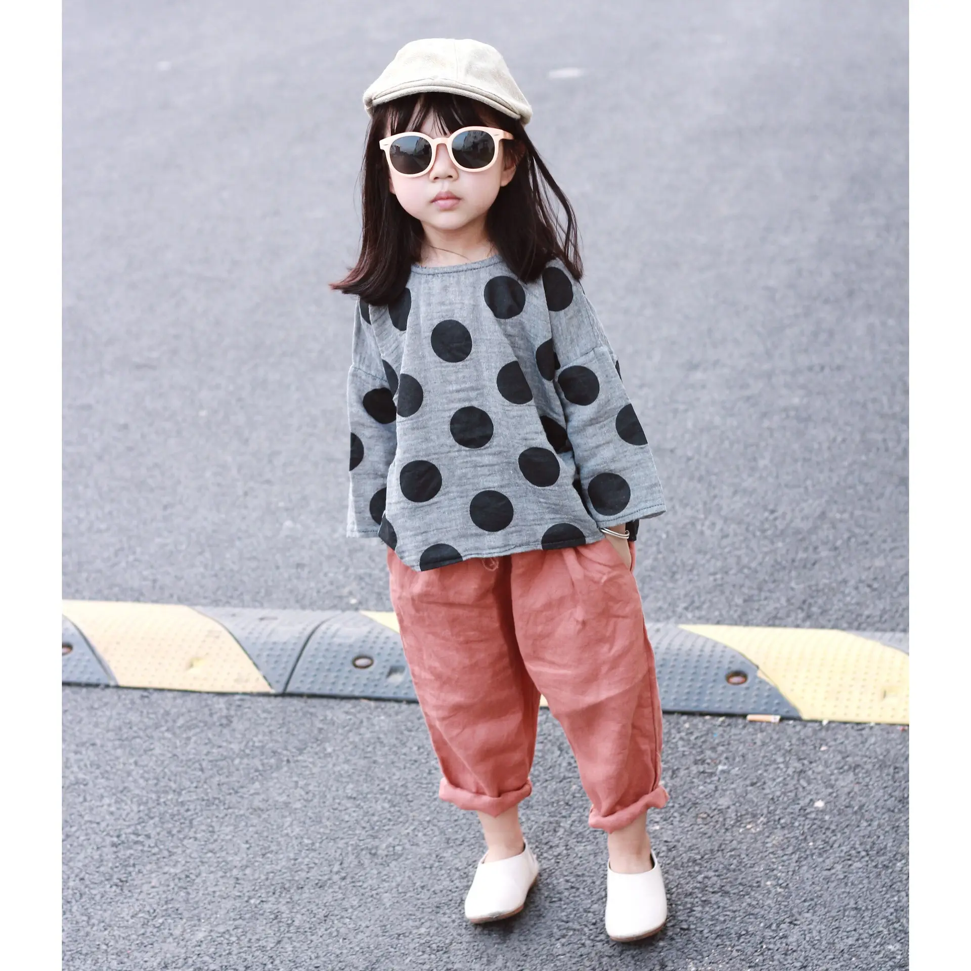 Kids Polka Dot T-Shirt Spring Short Sleeve Korean Style — feature 4
