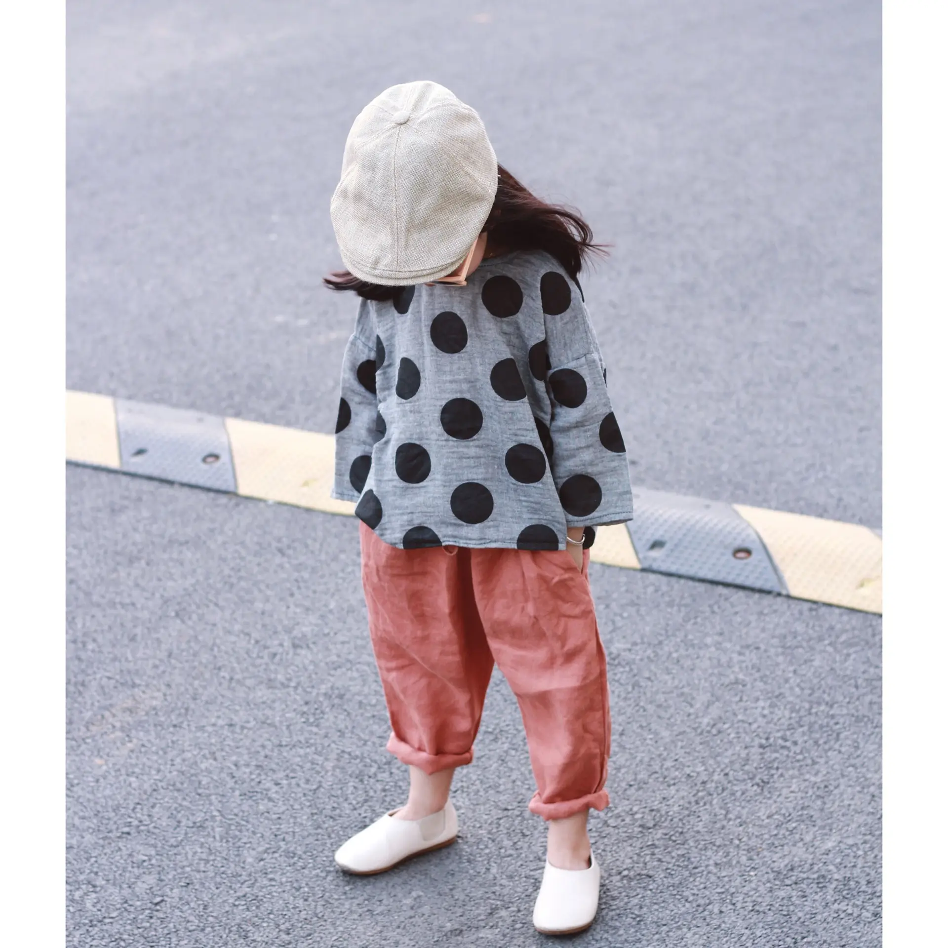 Kids Polka Dot T-Shirt Spring Short Sleeve Korean Style — feature 5