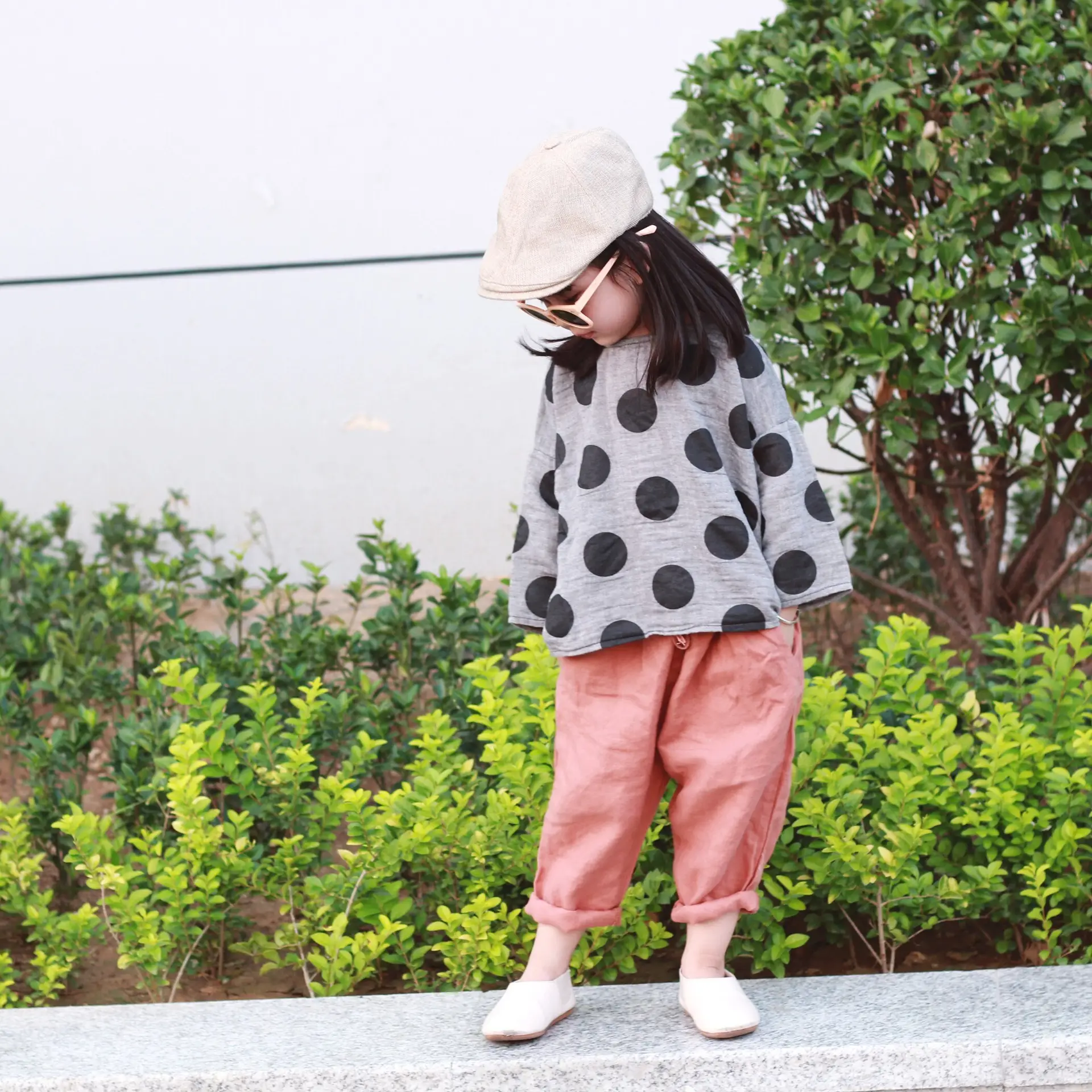 Kids Polka Dot T-Shirt Spring Short Sleeve Korean Style — feature 7