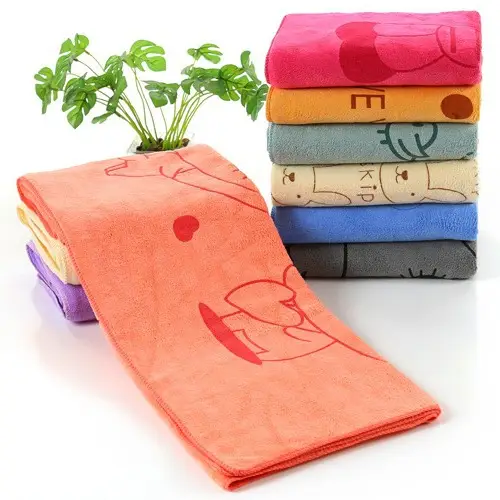 Microfiber Printed Bath Towel Wrap One-Piece Drop Shipping Large - Image 10
