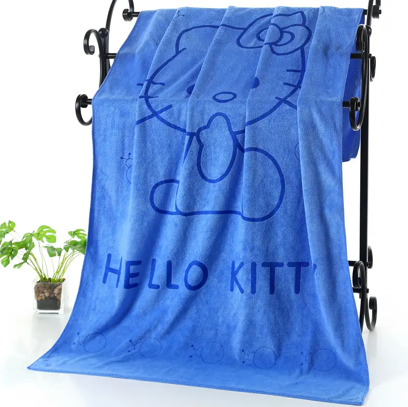 Microfiber Printed Bath Towel Wrap One-Piece Drop Shipping Large - Image 5