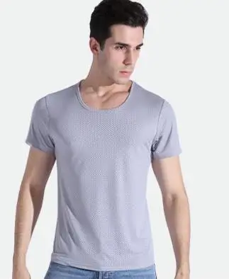 Men's Mesh T-Shirt White Navy Black Factory Breathable