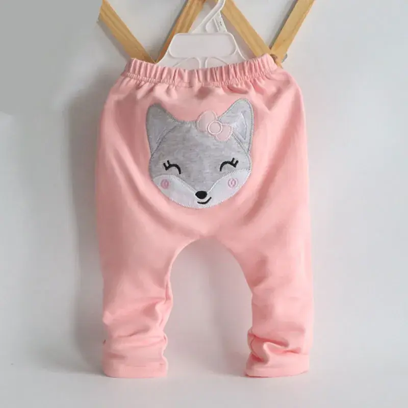 2025 Spring Baby Pink Embroidered Cotton Pants