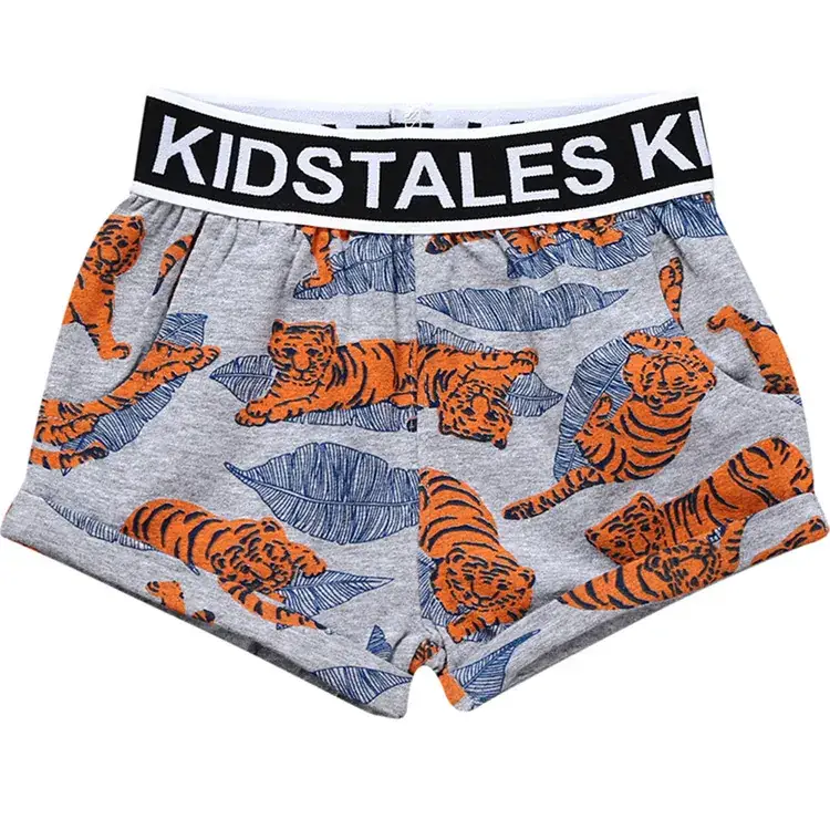 Stales Kids Cotton Printed Shorts Black White - Image 11