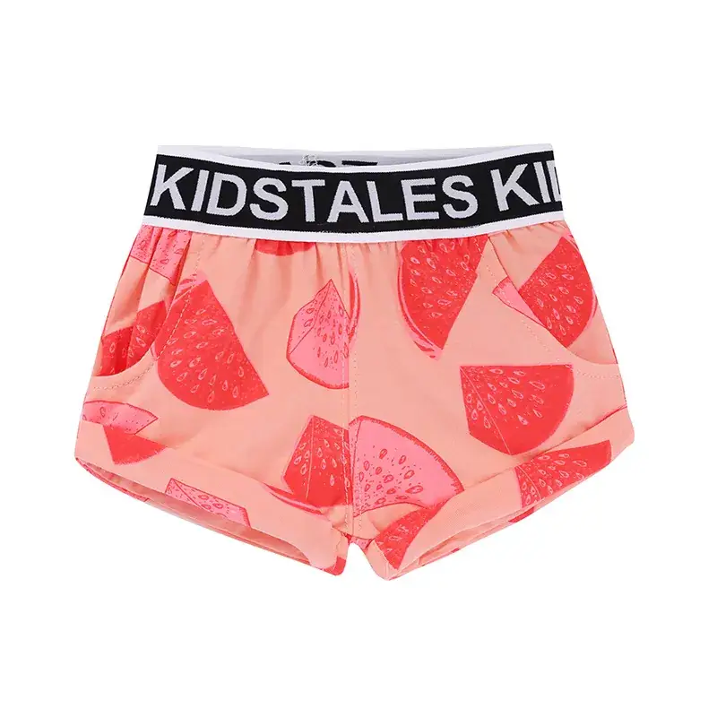Stales Kids Cotton Printed Shorts Black White - Image 12