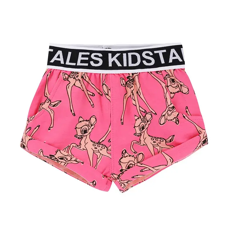 Stales Kids Cotton Printed Shorts Black White - Image 13