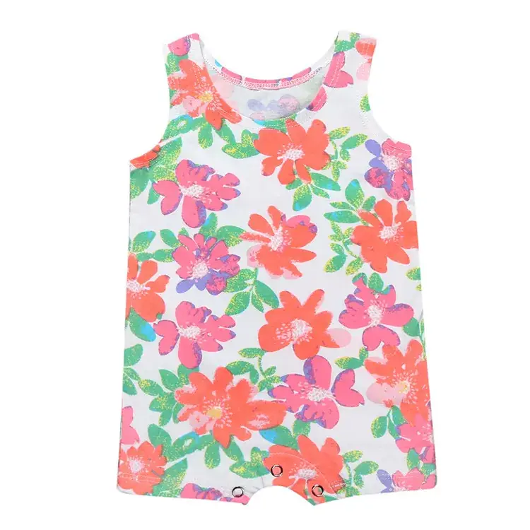 Baby Pineapple Sleeveless Romper for Newborn - Image 4