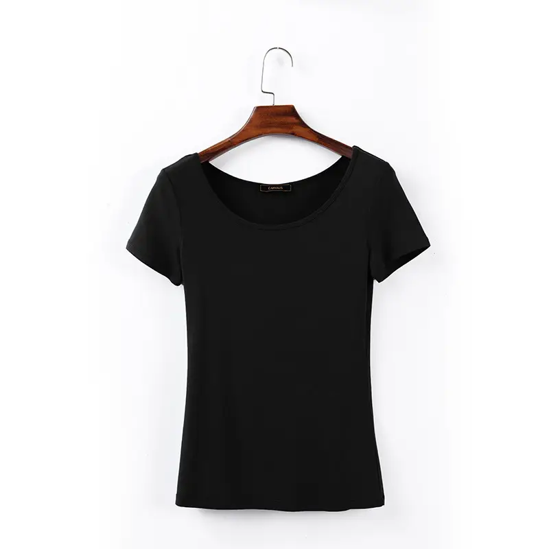 Women's Orange Long Sleeve T-Shirt Plus Size Modal - Image 11