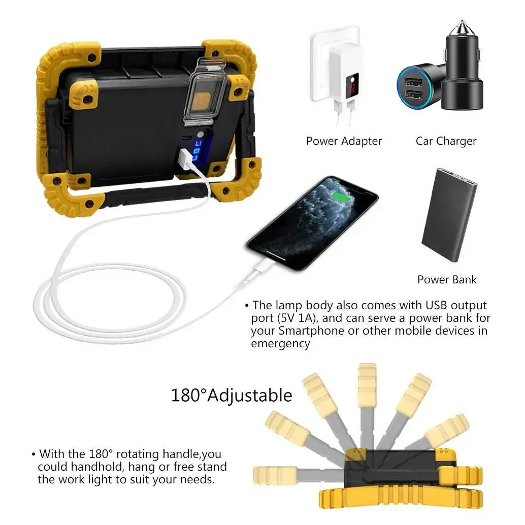 Outdoor LED Spotlight Flood Light Long Range Strong Light