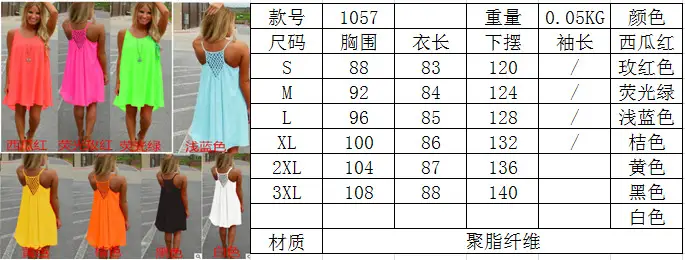 AliExpress Plus Size Women's Chiffon Strap Dress Backless Mesh — feature 1