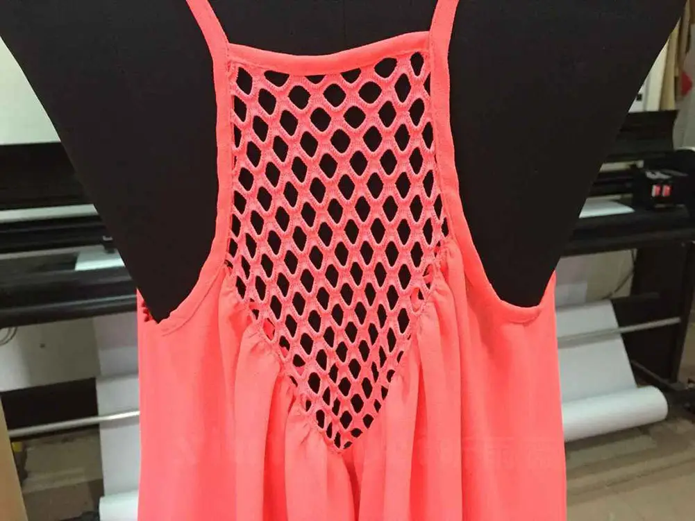 AliExpress Plus Size Women's Chiffon Strap Dress Backless Mesh — feature 15