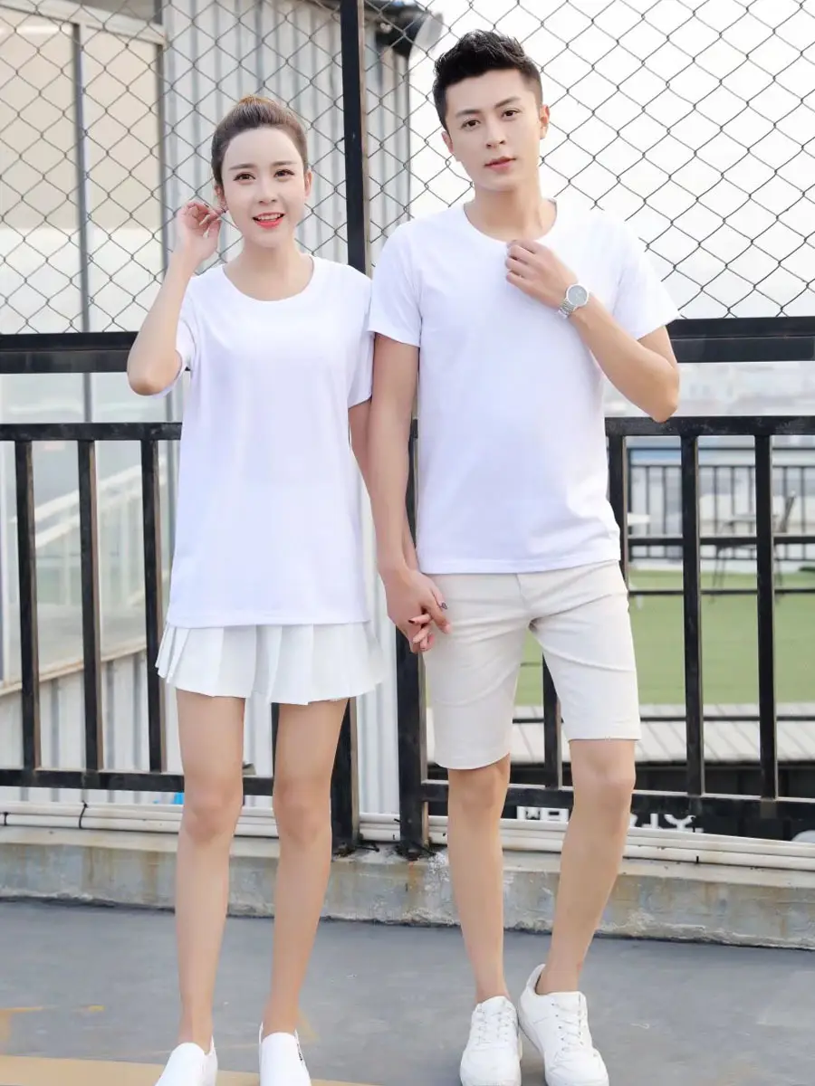 Men Navy Blue T-Shirt Quick-Drying Short Sleeve - Image 18
