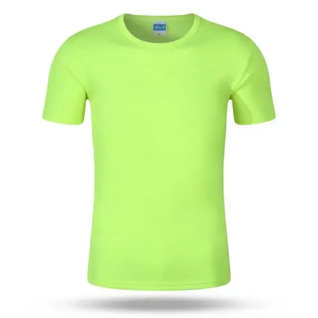Men Navy Blue T-Shirt Quick-Drying Short Sleeve - Image 10