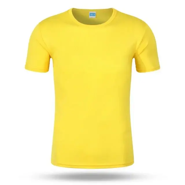 Men Navy Blue T-Shirt Quick-Drying Short Sleeve - Image 6