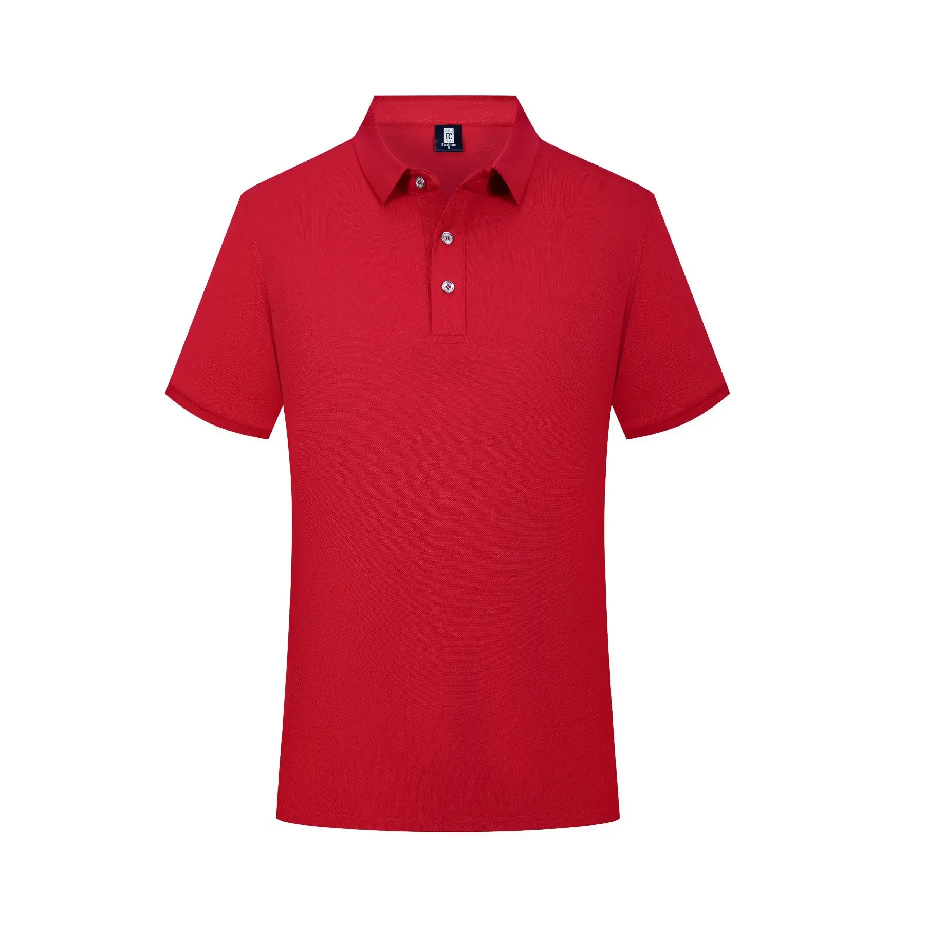 Men Navy Polo Shirt with Ice Silk Fiber