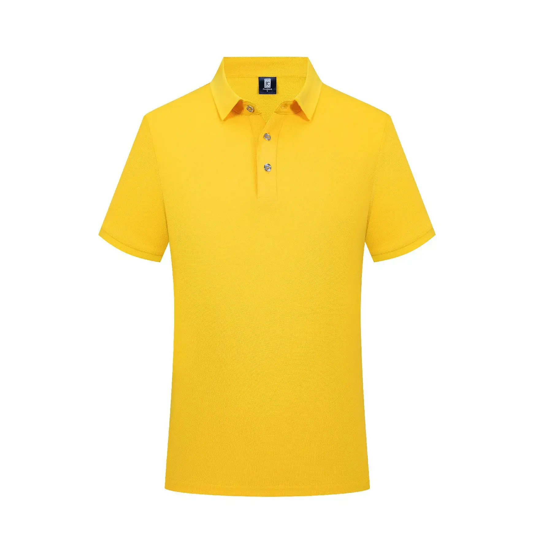 Men Navy Polo Shirt with Ice Silk Fiber