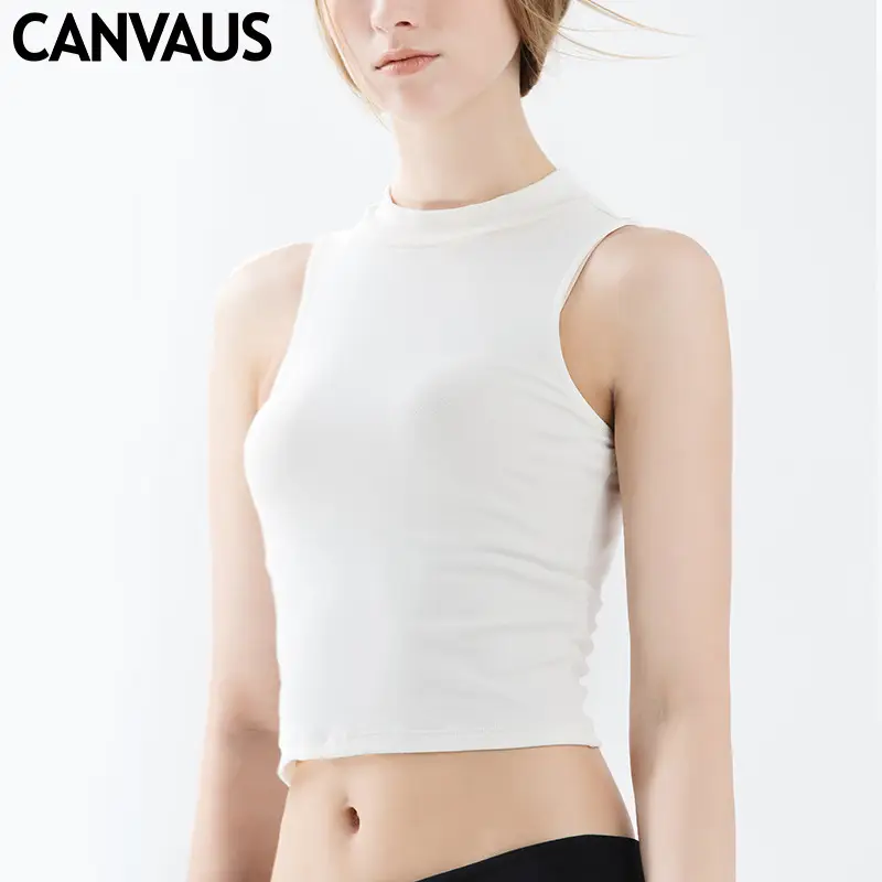 Black Sleeveless Women's Tank Top T-Shirt - Image 5