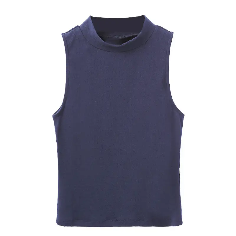 Black Sleeveless Women's Tank Top T-Shirt - Image 4